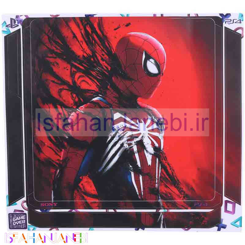 اصفهان جانبی-اسکین پلی استیشن 4 اسلیم طرح Spider-Man 2 کد 1