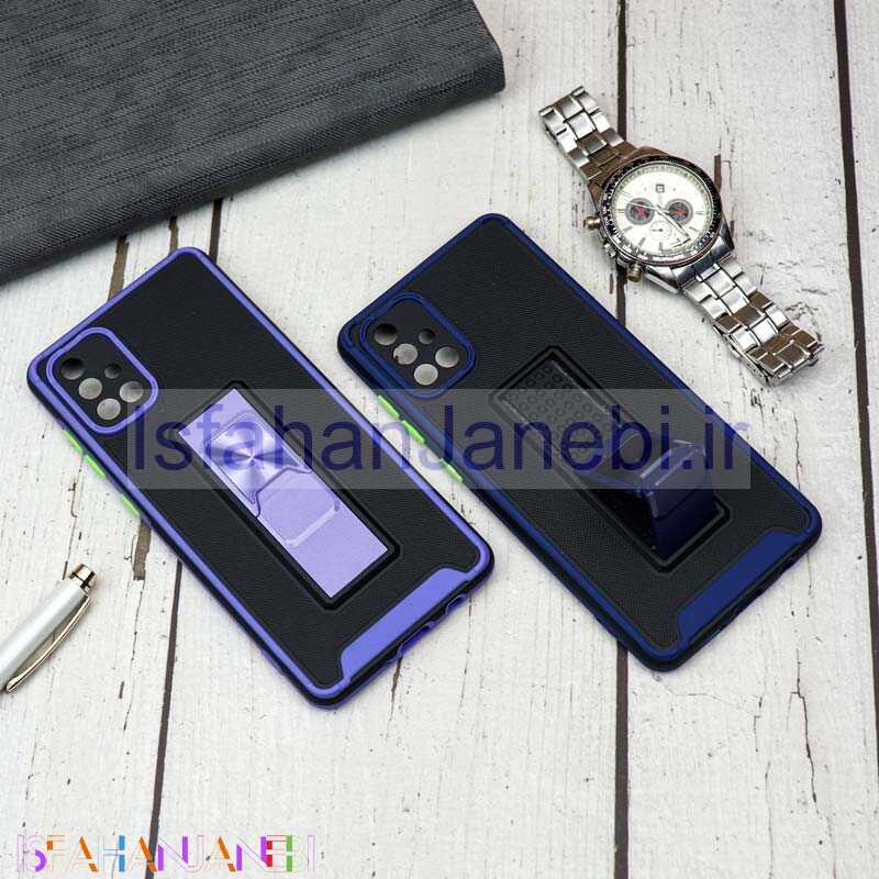اصفهان جانبی-قاب محافظ لنزدار ضد ضربه هولدر کشویی مگنتی Samsung A71 رنگی
