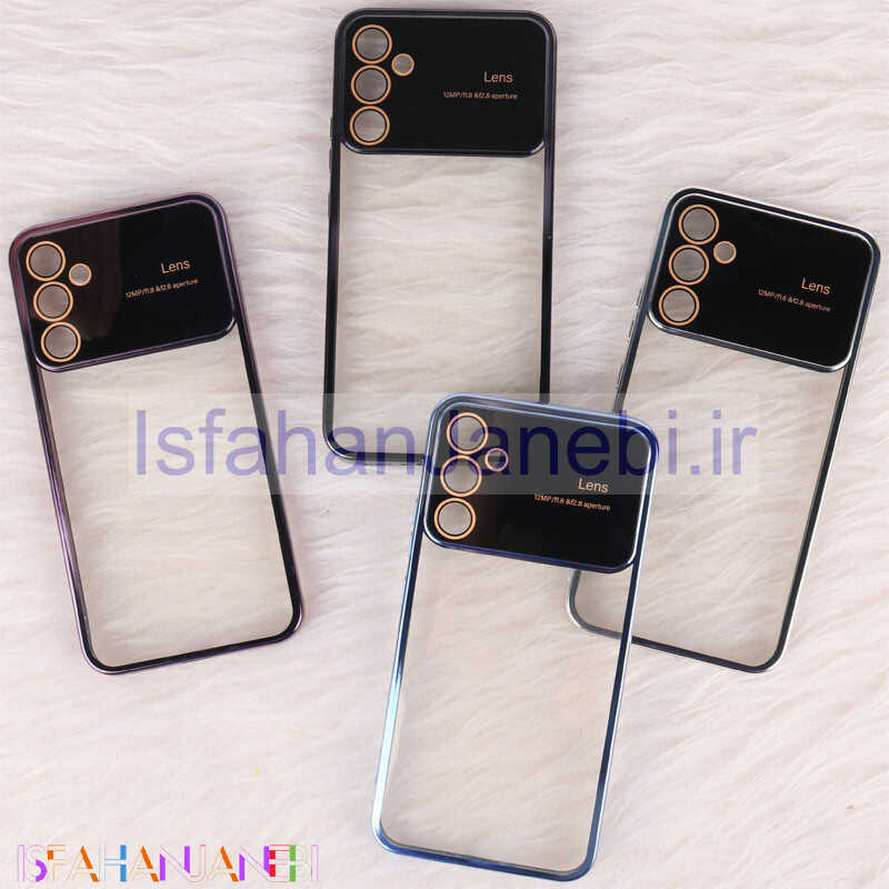 اصفهان جانبی-قاب My Case شفاف Lens Aperture محافظ لنزدار Samsung Galaxy A34