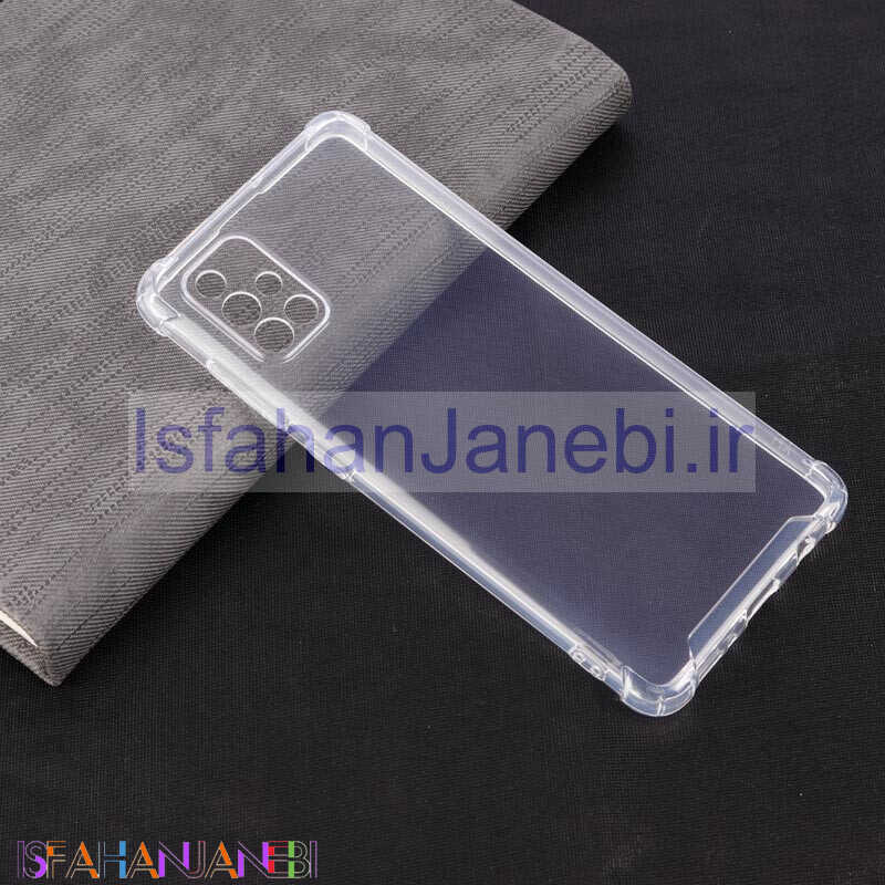 اصفهان جانبی-قاب ژله ای ضربه گیر بی رنگ محافظ لنزدار Samsung Galaxy A71