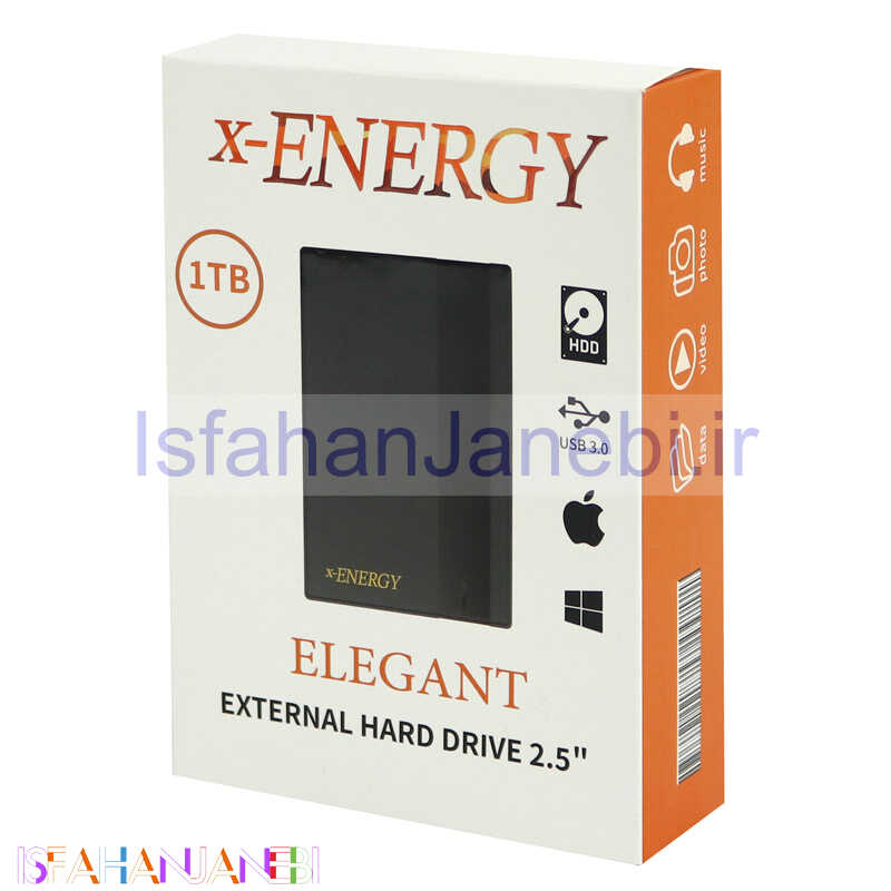 اصفهان جانبی-هارد اکسترنال ایکس انرژی X-Energy Elegant 1TB