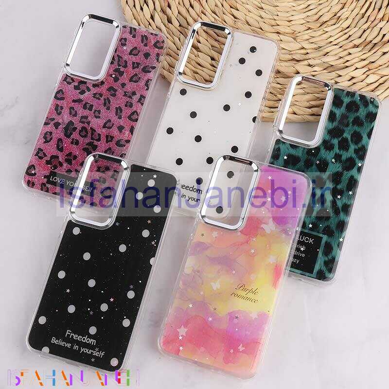 اصفهان جانبی-قاب رزینی سامسونگ Galaxy A26 طرح دار دور محافظ متال