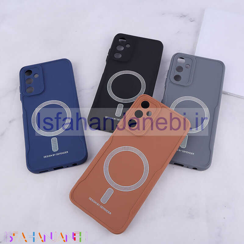 اصفهان جانبی-قاب ژله ای Design By Defender سامسونگ Galaxy A05s طرح مگ سیف محافظ لنزدار