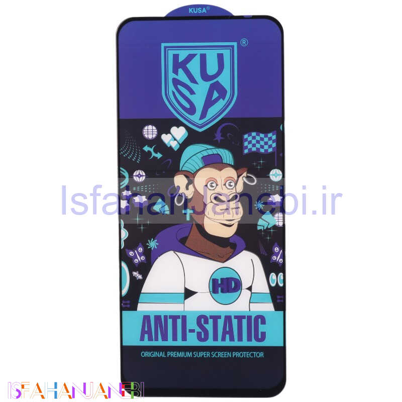 اصفهان جانبی-گلس آنتی استاتیک Kusa شیائومی Redmi 13 4G / Redmi 13 5G