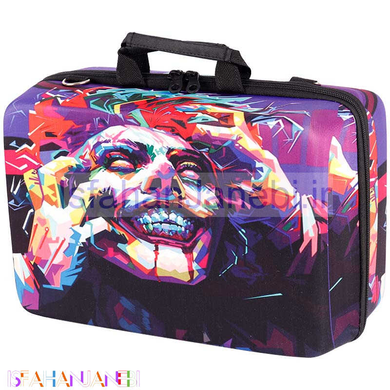 اصفهان جانبی-کیف کنسول بازی PS5 Slim طرح جوکر کد 4