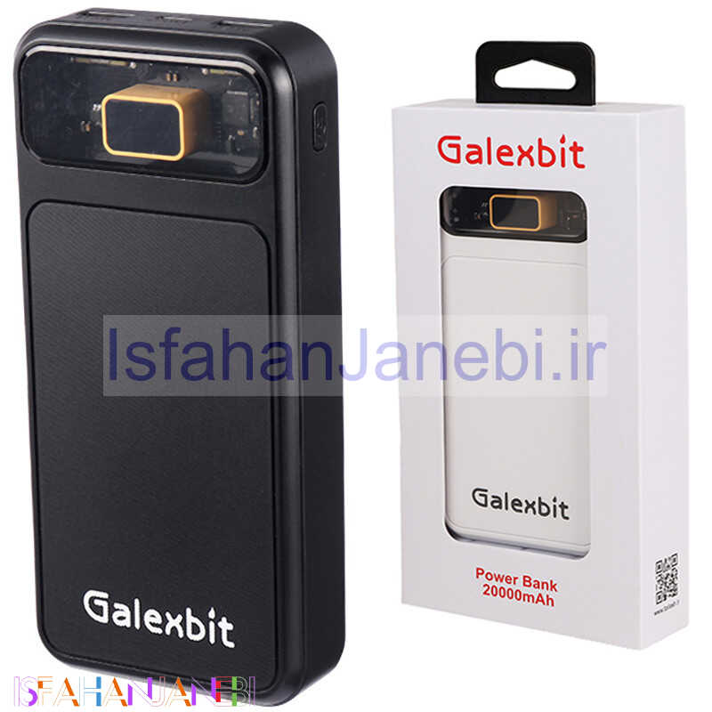 اصفهان جانبی-پاور بانک فست شارژ 20000 گلکس بیت Galexbit GP-27 5A PD 22.5W