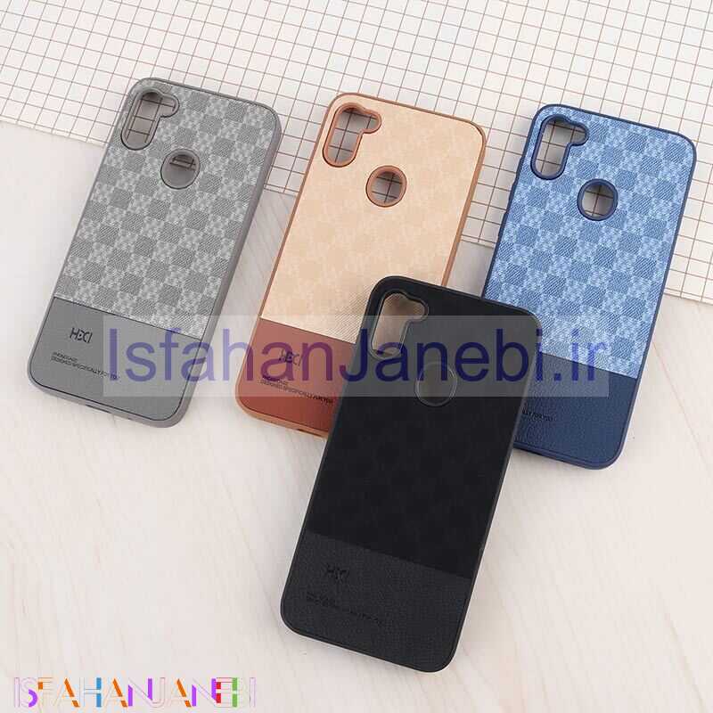 اصفهان جانبی-قاب چرمی HDCI سامسونگ Galaxy A11 / M11 دو تکه طرح دار