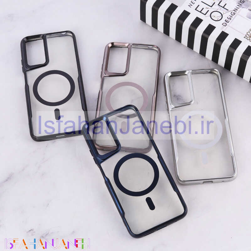 اصفهان جانبی-قاب شفاف شیائومی Redmi Note 11 / 11S 4G طرح مگ سیف تیتانیوم