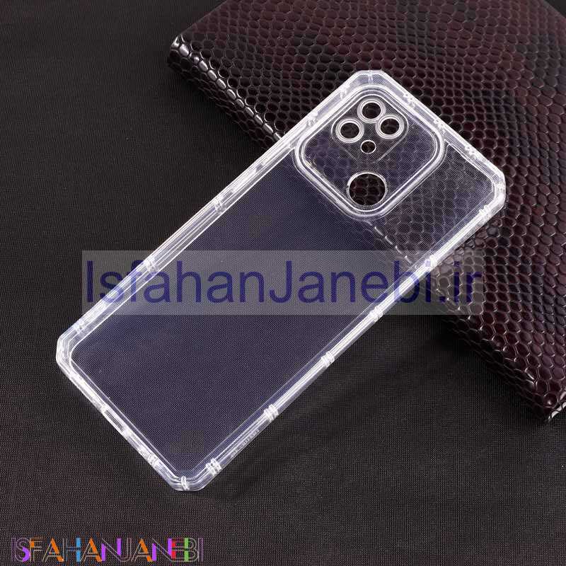 اصفهان جانبی-قاب ژله ای بی رنگ محافظ لنزدار Xiaomi Redmi 10C
