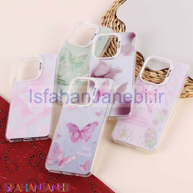 اصفهان جانبی-قاب So Cool شیائومی Redmi 13 4G / Redmi 13 5G طرح پروانه