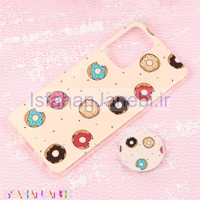 اصفهان جانبی-قاب سوپر IMD دور شفاف پاپ سوکت دار Samsung A52 دونات