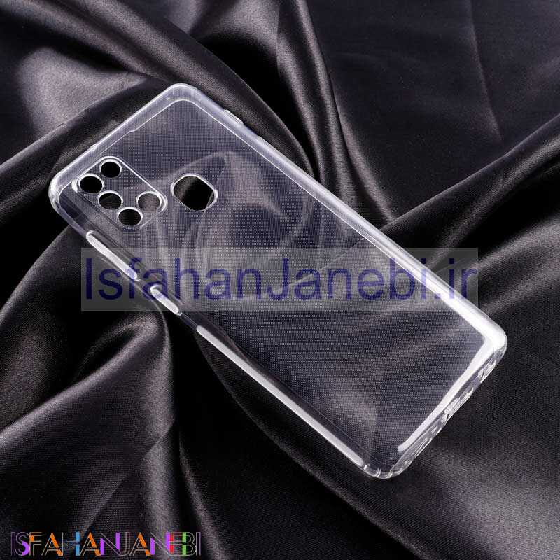 اصفهان جانبی-قاب ژله ای ساده بی رنگ محافظ لنزدار Samsung Galaxy A21s