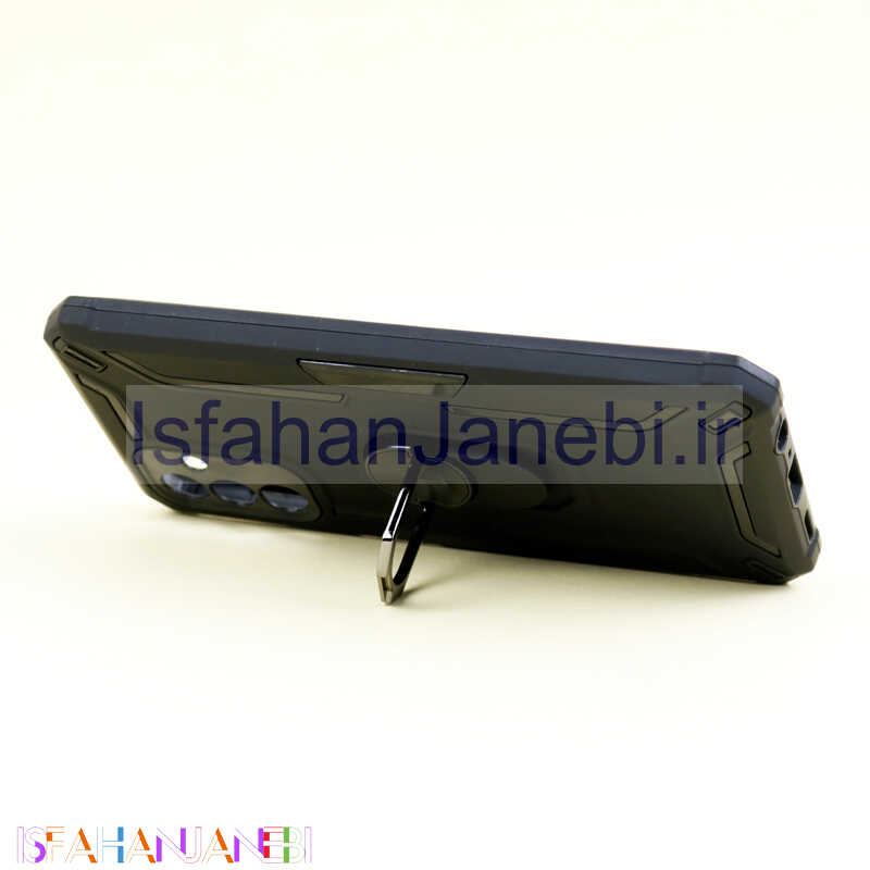 اصفهان جانبی-قاب ضد ضربه محافظ لنز دار هولدر دار بتمن Samsung Galaxy A13 5G سری C مشکی