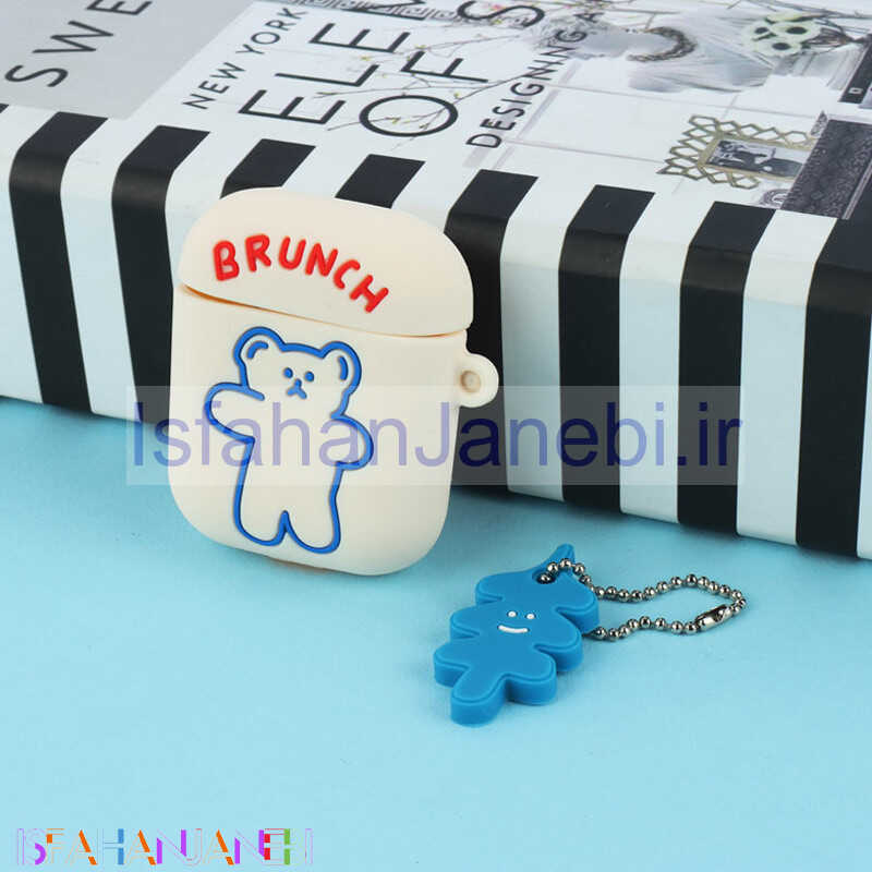 اصفهان جانبی-محافظ AirPods 1 / 2 سیلیکونی طرح Brunch