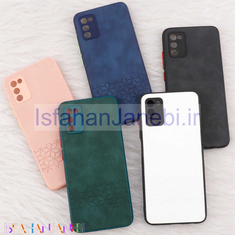 اصفهان جانبی-قاب چرمی طرحدار Smartphone محافظ لنزدار Samsung Galaxy A02s