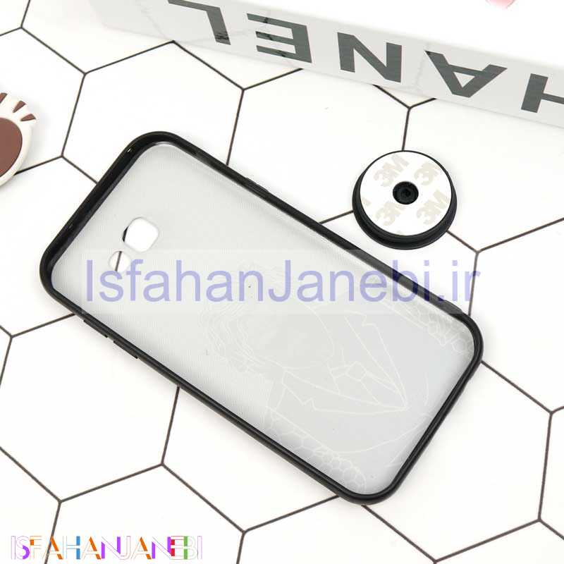 اصفهان جانبی-قاب فانتزی برجسته + پاپ سوکت طرح Joker سامسونگ A7 2017 سری D