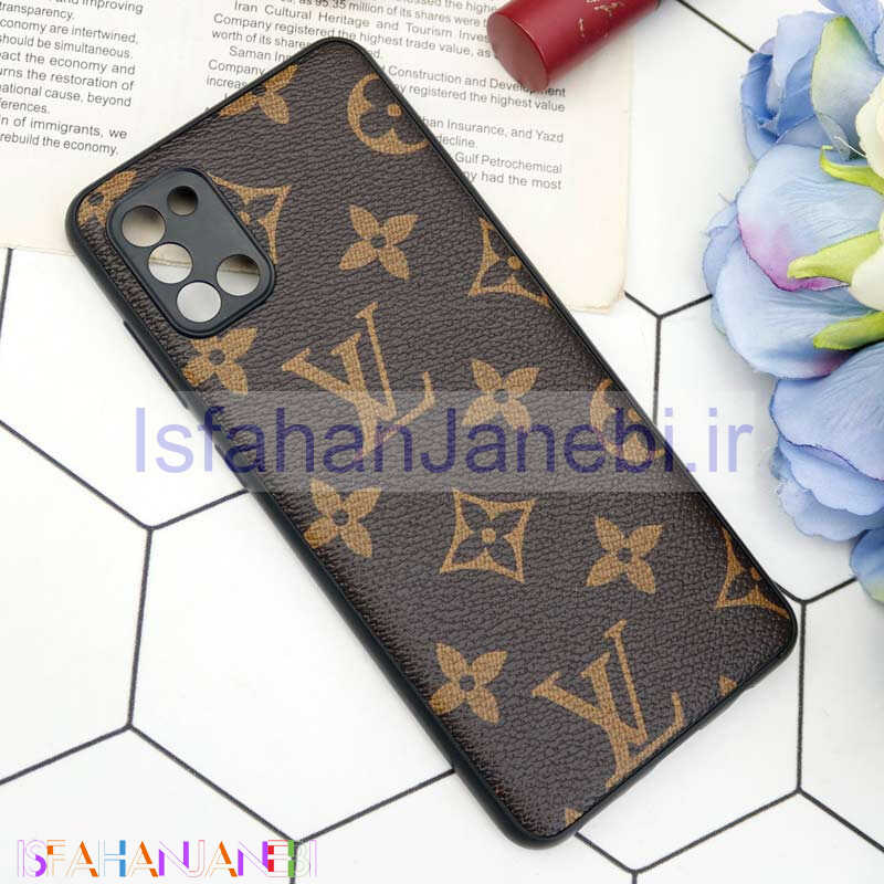 اصفهان جانبی-قاب محافظ لنزدار چرمی لاکچری Samsung Galaxy A31