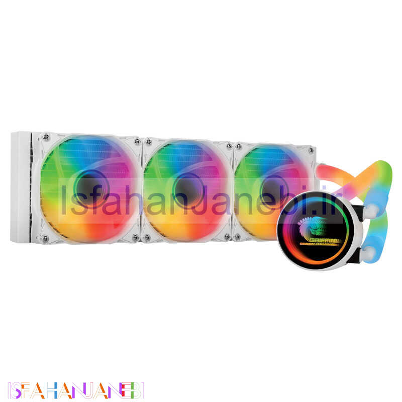 اصفهان جانبی-فن خنک کننده CPU گرین Green Glacier 360 Stream-ARGB