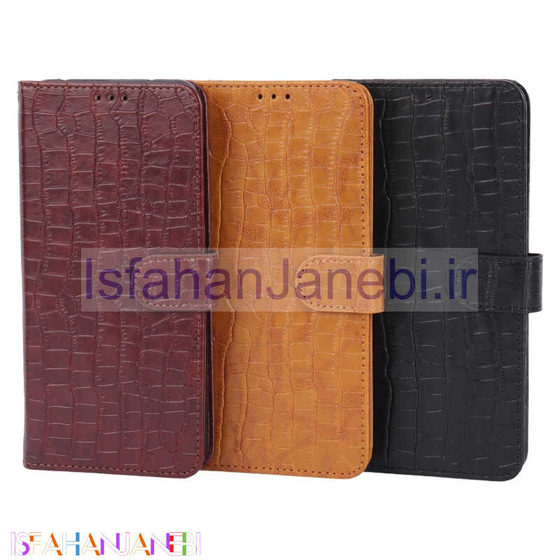 اصفهان جانبی-کیف چرمی پوست ماری مگنتی Xiaomi Redmi Note 9s / Note 9 Pro / Note 10 Lite