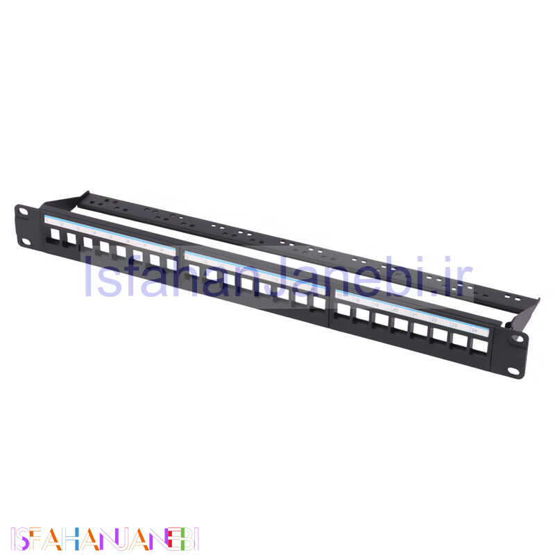 اصفهان جانبی-پچ پنل لودد 24 پورت CAT6
