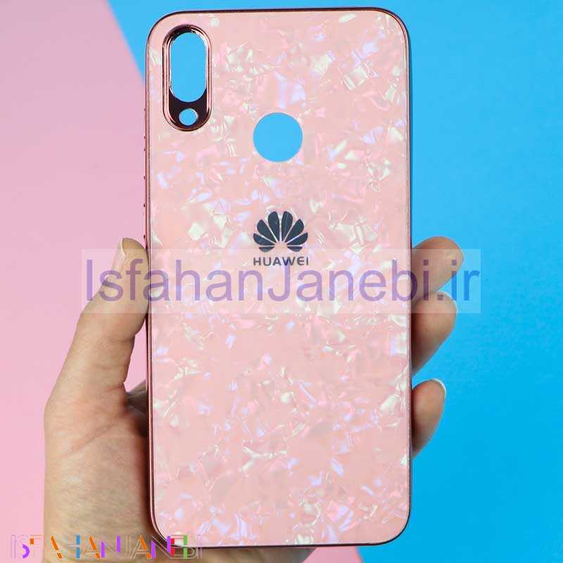 اصفهان جانبی-قاب ماربل ژله ای یخی Huawei Y7 2019 رزگلد