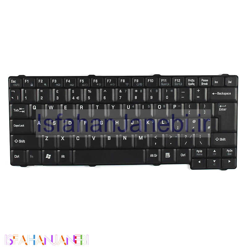 اصفهان جانبی-کیبورد لپ تاپ توشیبا Toshiba Satellite L10 با فریم مشکی
