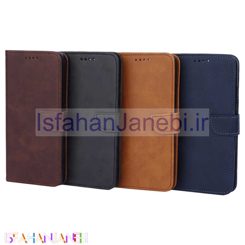 اصفهان جانبی-کیف چرمی مگنتی Xiaomi Redmi 12C