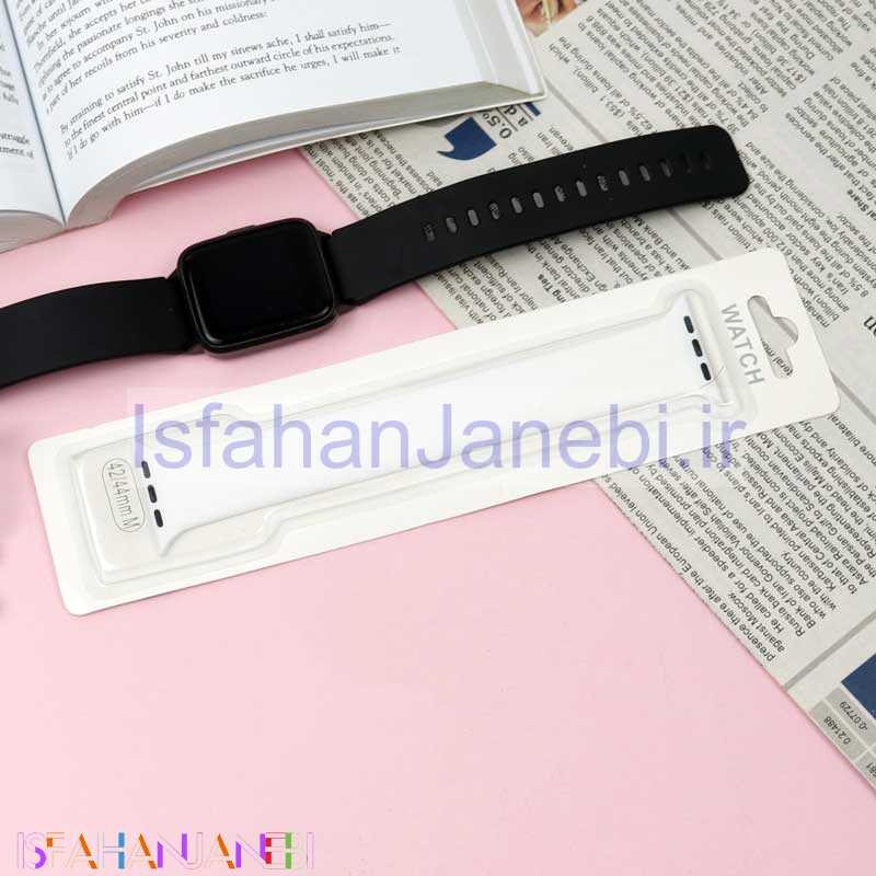 اصفهان جانبی-بند سیلیکونی اپل واچ یک تکه 42/44mm