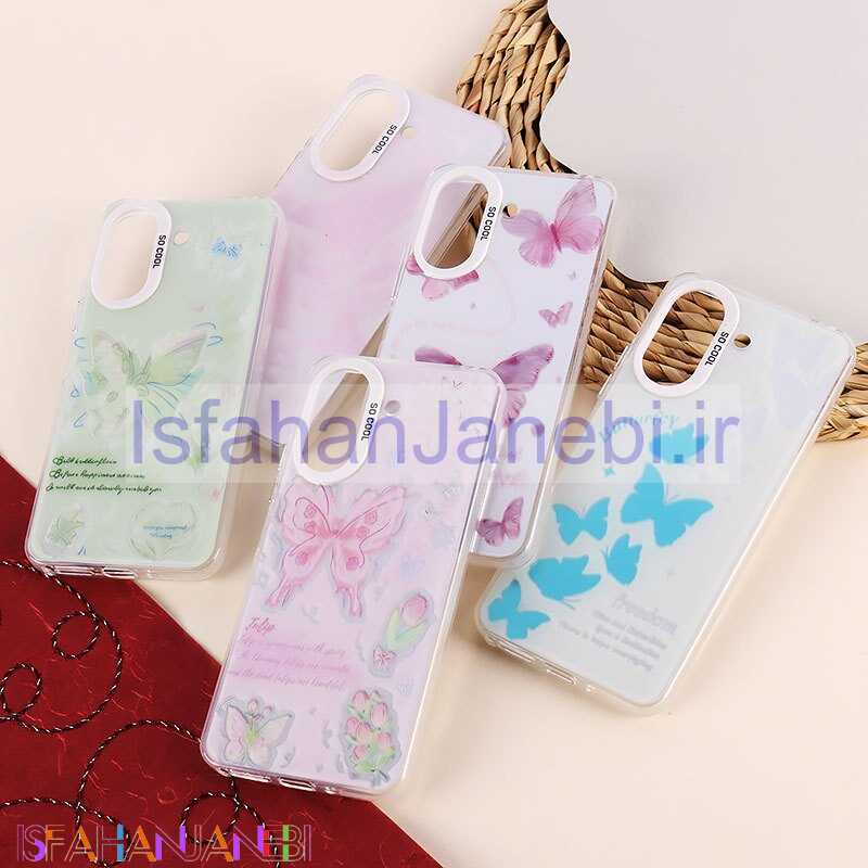 اصفهان جانبی-قاب So Cool شیائومی Redmi 13C / Poco C65 طرح پروانه