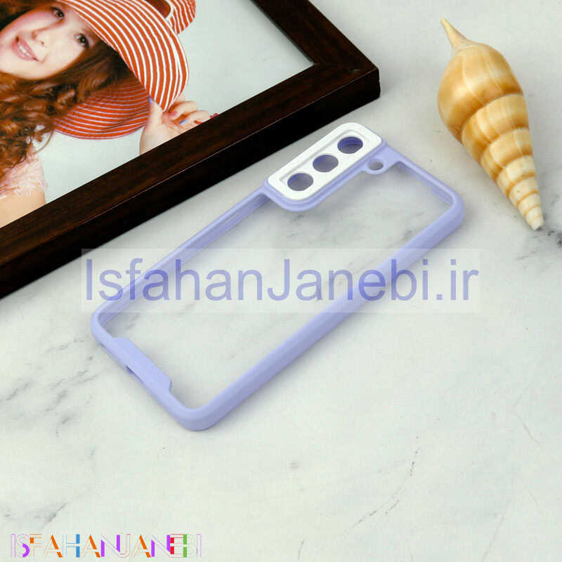 اصفهان جانبی-قاب ضد ضربه پشت شفاف Qsels محافظ لنزدار Samsung Galaxy S22