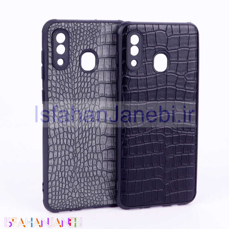 اصفهان جانبی-قاب چرمی کروکودیل Samsung Galaxy A20