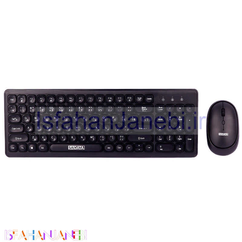 اصفهان جانبی-کیبورد و موس بی سیم سادیتا SKM-3402WL