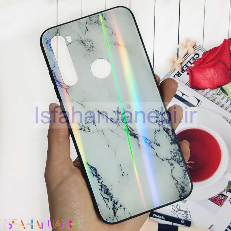 اصفهان جانبی-قاب لیزری پشت گلسی سنگی شیائومی Redmi Note 8