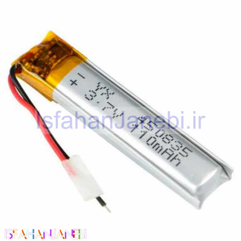 اصفهان جانبی-باتری لیتیوم 110mAh 4.5*8*35mm 450835