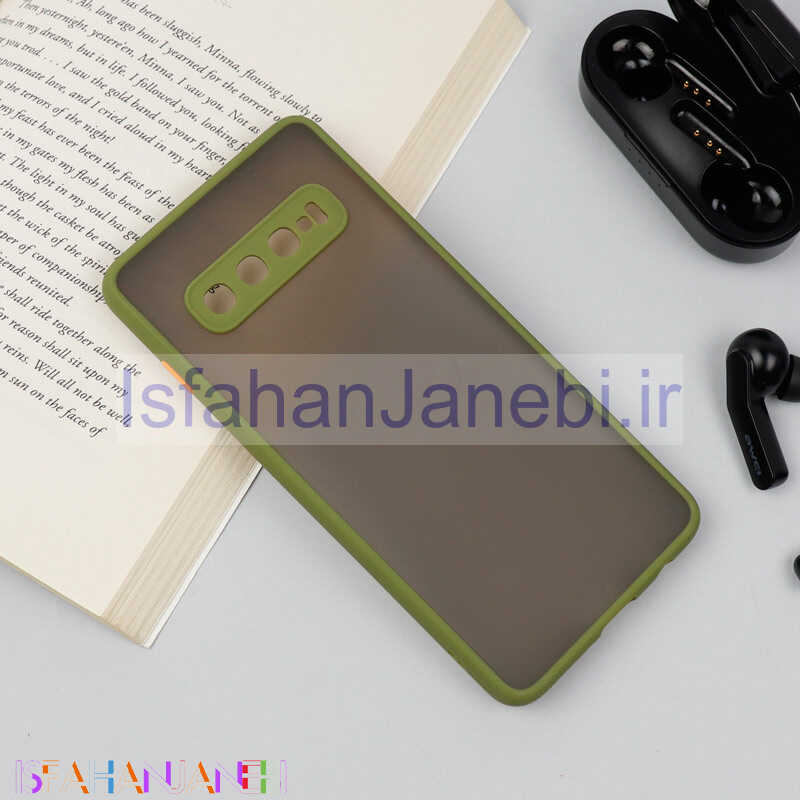 اصفهان جانبی-قاب PC مات محافظ لنز دار Samsung S10