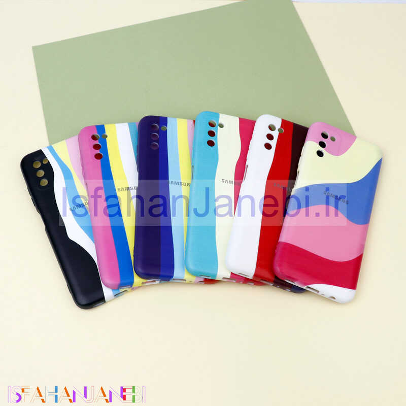 اصفهان جانبی-قاب محافظ لنزدار رنگین کمانی Highcopy سامسونگ Samsung Galaxy A03s سری A