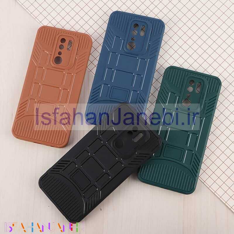 اصفهان جانبی-قاب سیلیکونی ژله ای شیائومی Redmi 9 / 9 Prime پنجره ای محافظ لنزدار