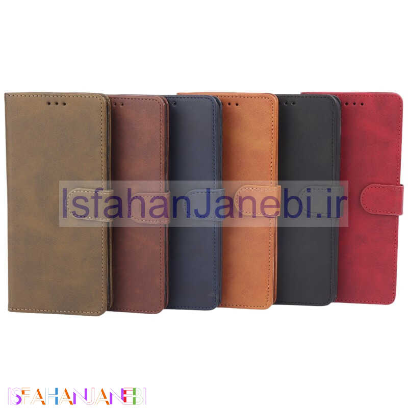 اصفهان جانبی-کیف چرمی مگنتی محافظ لنزدار شیائومی Poco C40