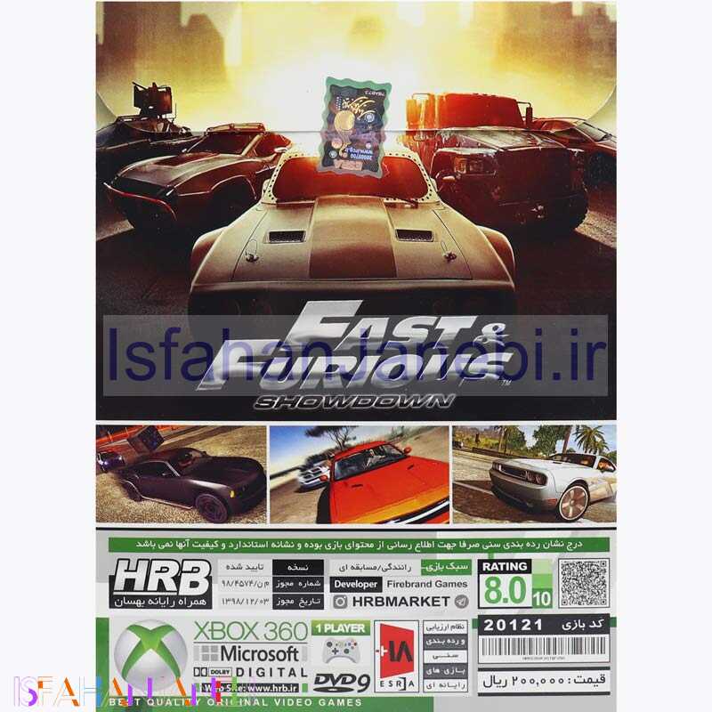 اصفهان جانبی-Fast & Furious Showdown XBOX 360 1DVD9 HRB