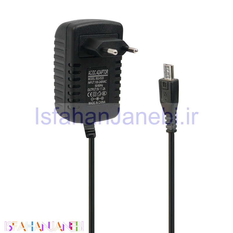 اصفهان جانبی-شارژر سیم وصل میکرو یو اس بی Asus BQ-0520