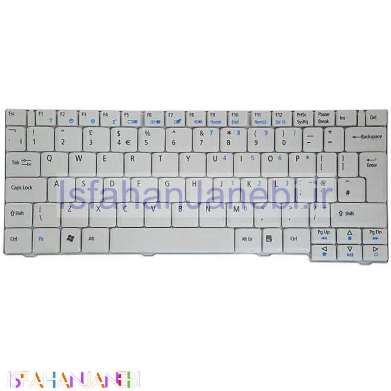 اصفهان جانبی-کیبورد Acer Aspire 2920 سفید