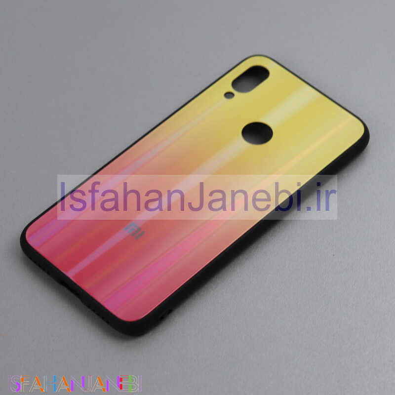 اصفهان جانبی-قاب لیزری پشت گلسی Xiaomi Redmi Note 7 کد5 سری B