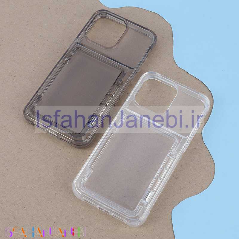 اصفهان جانبی-قاب شفاف جاکارتی دار Classic آیفون iPhone 15 Pro Max