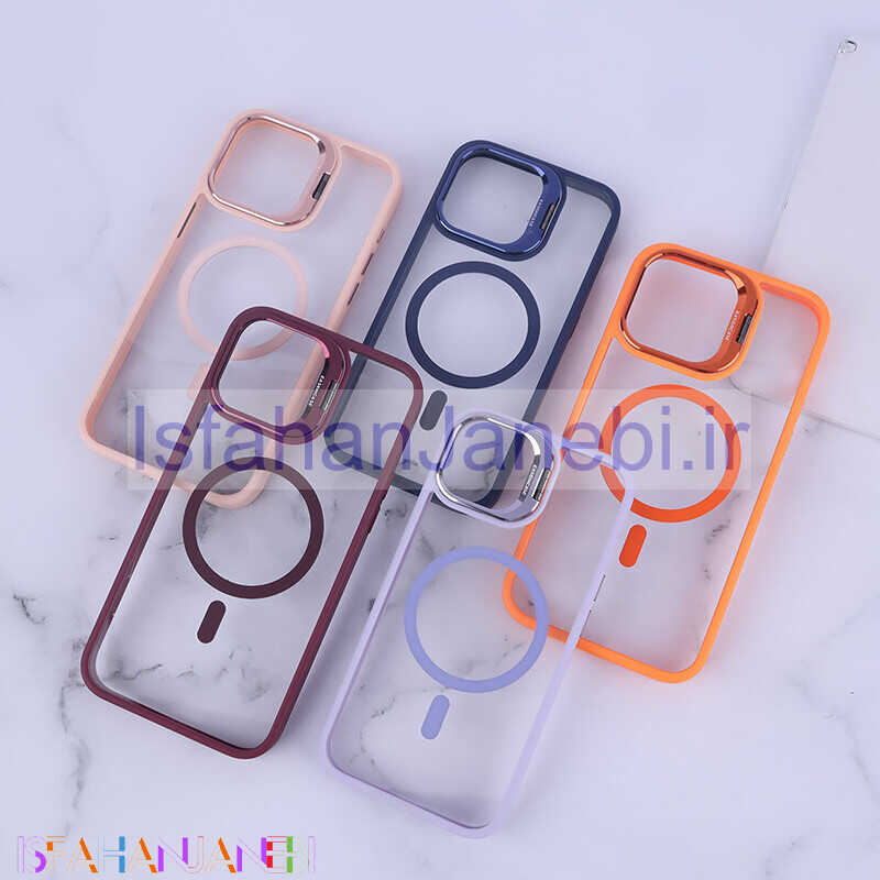 اصفهان جانبی-قاب PC مگ سیف Eason Case استندشو با محافظ لنز رینگی