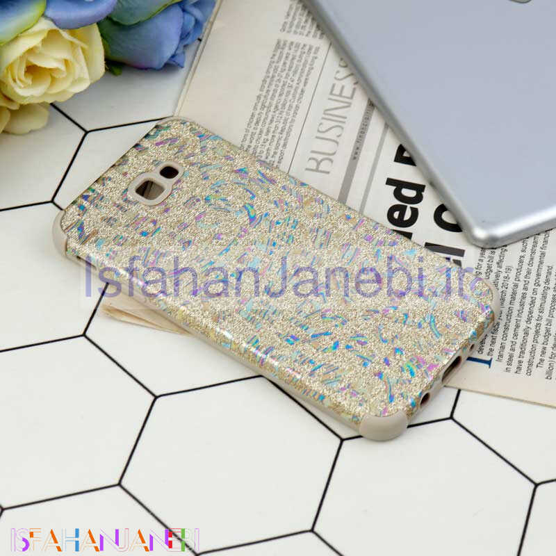 اصفهان جانبی-قاب شاینی سواروسکی محافظ لنزدار طرح لاتین Samsung Galaxy J7 Prime