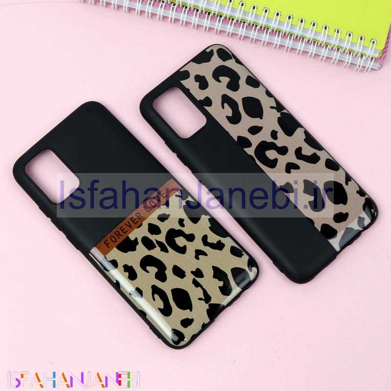 اصفهان جانبی-قاب طرحدار مشکی پلنگی سامسونگ A02s / M02s