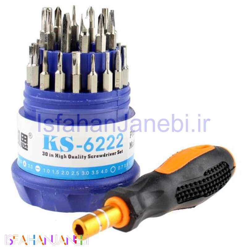 اصفهان جانبی-ست پیچ گوشتی تعمیرات موبایل Kaisi KS-6222