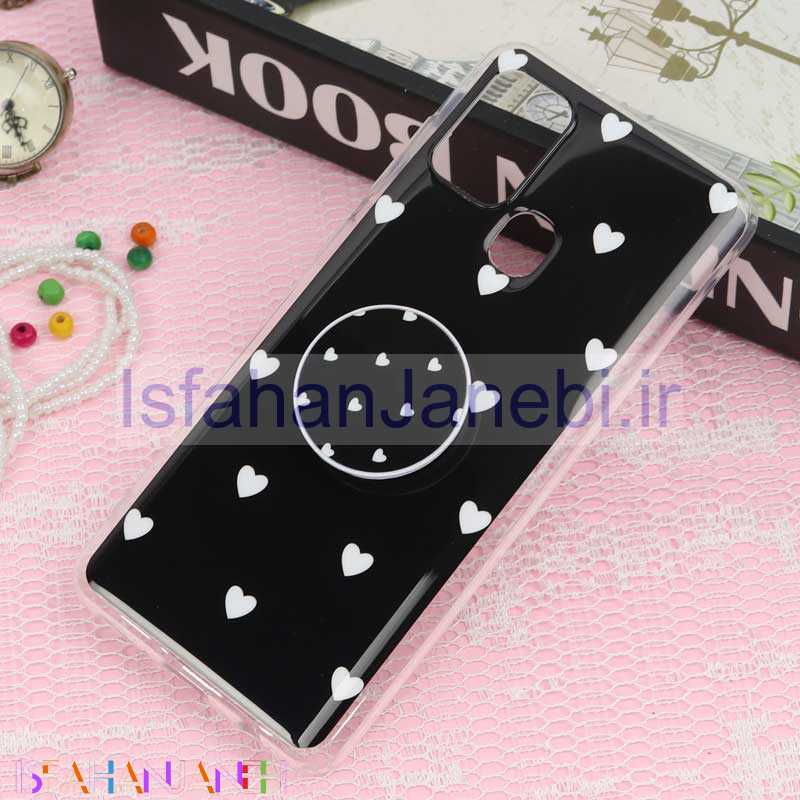 اصفهان جانبی-قاب سوپر IMD دور شفاف پاپ سوکت دار Samsung A21s قلبی