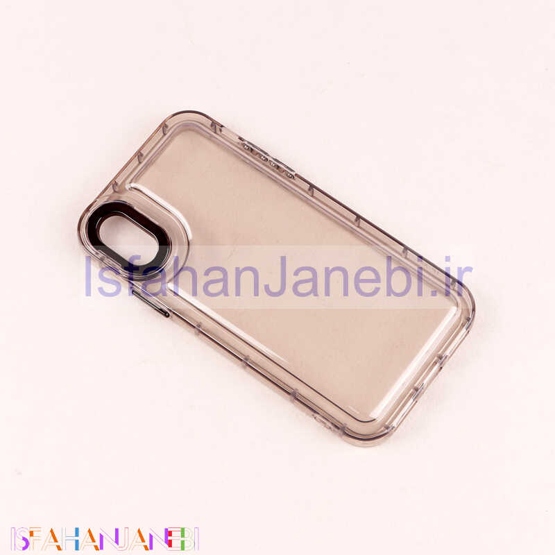 اصفهان جانبی-قاب متال ژله ای iPhone X مشکی
