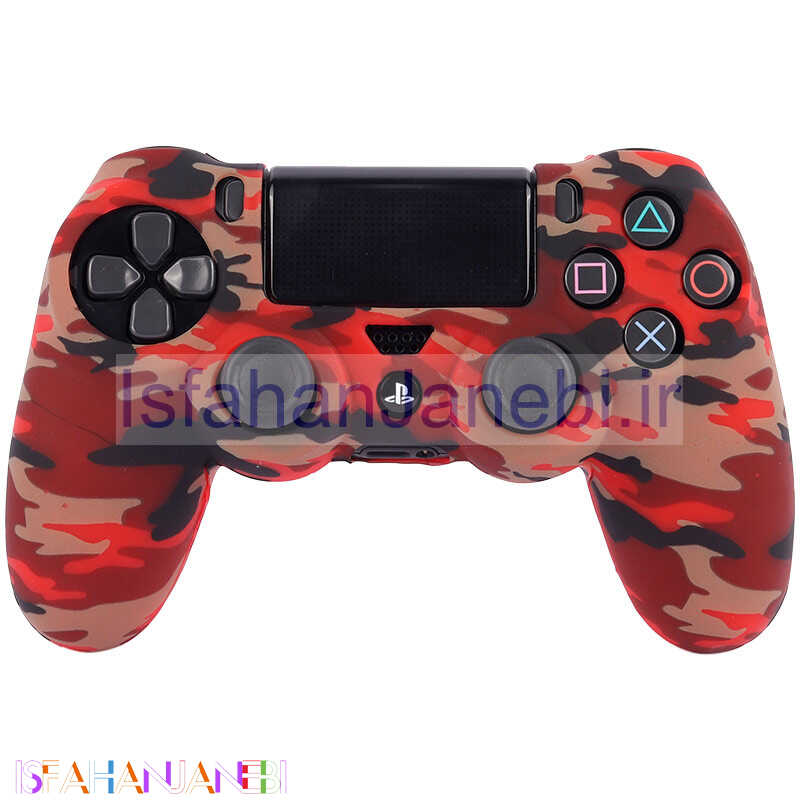 اصفهان جانبی-روکش دسته بازی PS4 طرح چریکی زمینه قرمز کرمی